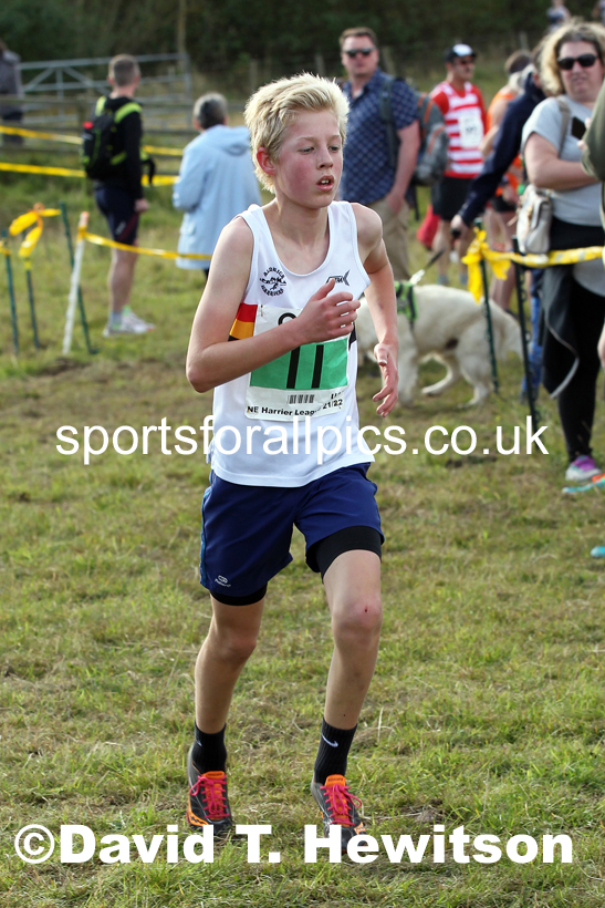 Boys under-15s 2021 North Eastern Harrier League, Druridge Bay. Photo: David T. Hewitson/Sports for All Pics
